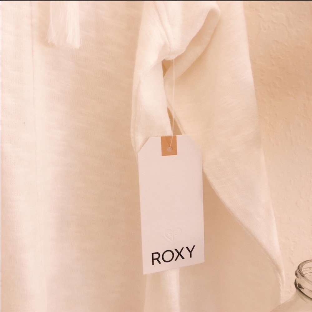 ROXY beach lightweight hoodie pullover shirt NWT - Picture 4 of 6